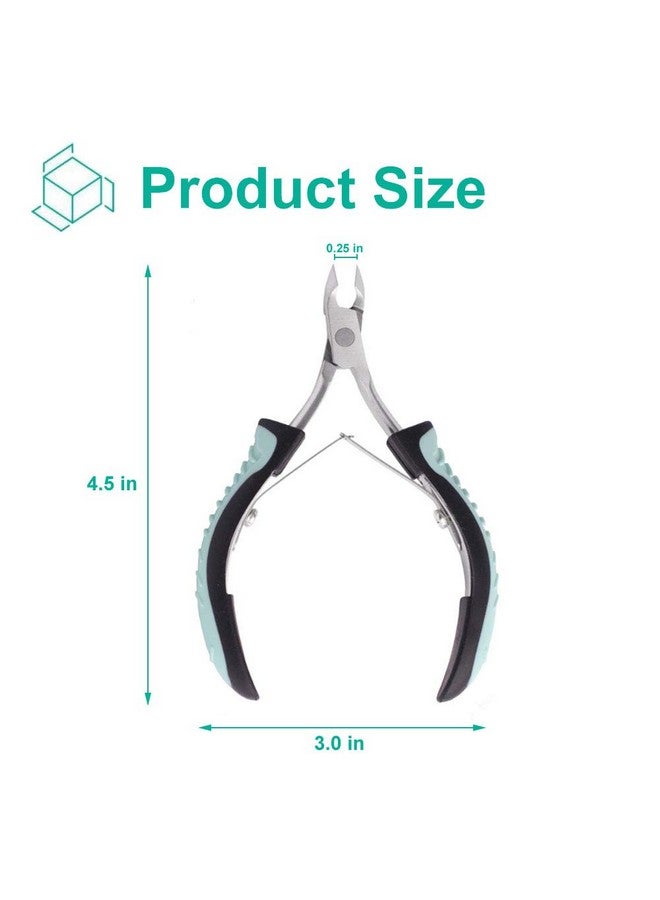 IVON IVON Cuticle Trimmer, Non-Slip Professional Cuticle Nipper Stainless Steel Cutter - Image 5