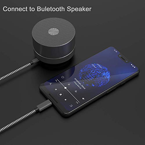 LecLooc USB C to 3.5mm Audio Aux Jack Cable 4FT, Type C to 3.5mm HiFi Aux Cord for iPhone 16 15 Pro Max 15 Pro 15 Plus, Google Pixel 9 8 7 6 Pro 5,Galaxy S24 S23 Ultra S22 S21 Note 20, OnePlus 7T 8Pro - Image 2