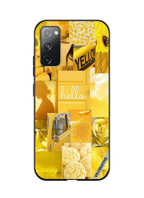 Protective Case Cover For Samsung Galaxy S20 FE 5G Hello Design Multicolour