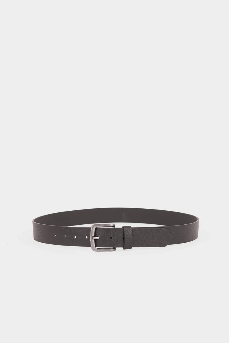 ديفاكتو Man Rectangle Clasp Faux Leather