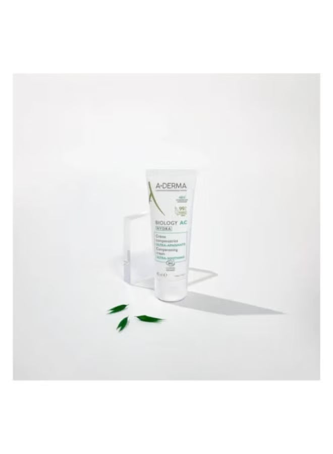 A-Derma Biology AC Hydra Ultra-Soothing Compensating Cream 40ml - Image 4