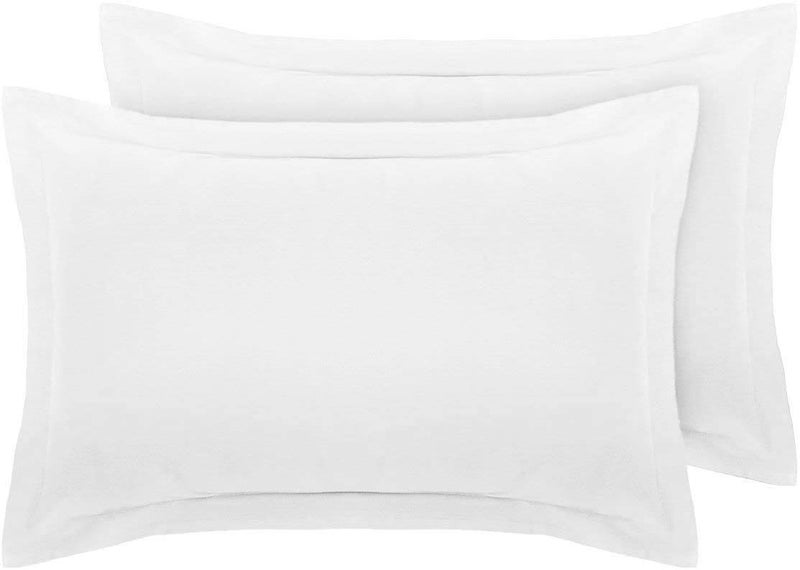 White Pillow cases 2 Pack 100 Egyptian Cotton Pillow Covers 800 Thread Count Sateen Super Soft Hotel Quality Pillowcases 2 Oxford Pillow Cases  White