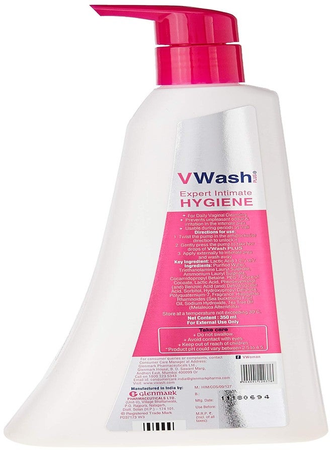 VWash Plus Intimate Hygiene Wash - 350 ml - Image 2
