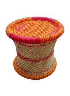 GUNEE GUNEE EcoFriendly Handicraft Cane Bar Bamboo Garden ChairStoolMuddhaMudda for Outdoor Indoor Furnishing 16 inch Pack of 1 Design6 