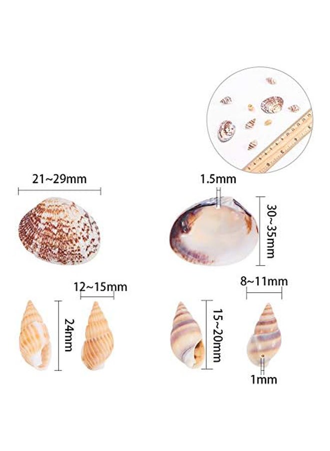 200g Seashell Charms, Ocean Beach Fairies Spira  - Image 3