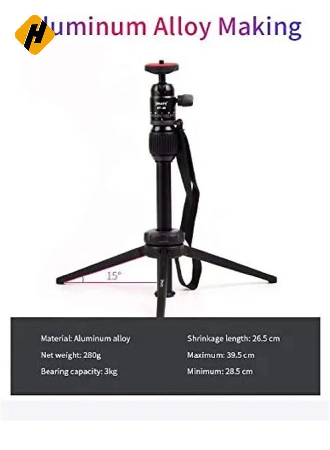 HuHa MT-68 Table-Top Extendable Foldable Tripod Stand for Mobile Phones, DSLRs, and Digital Cameras  - Image 2