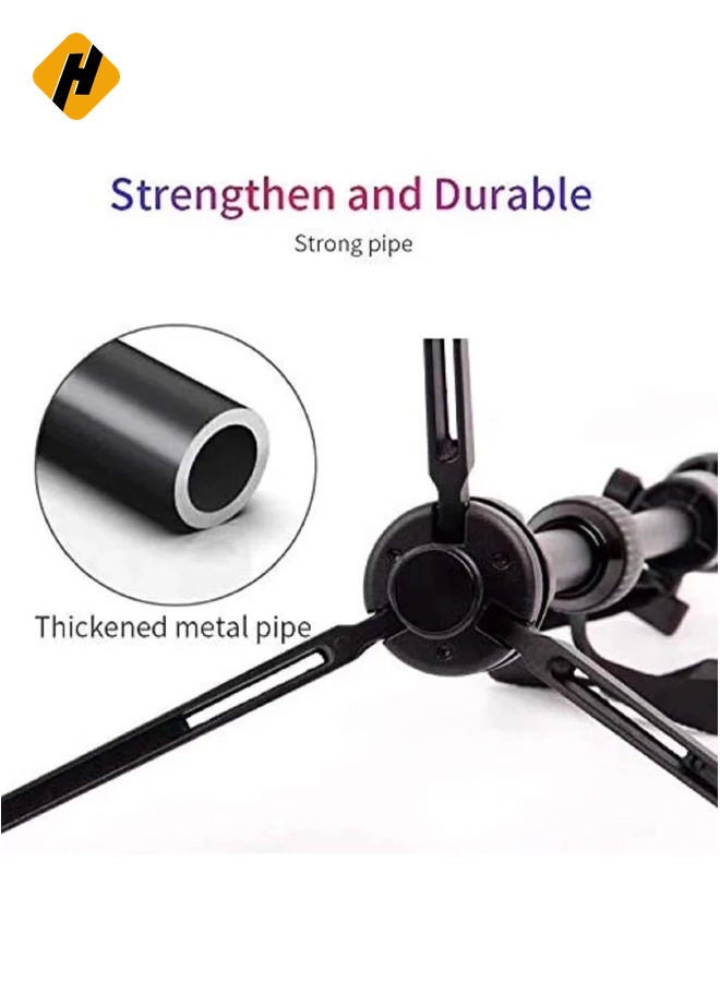 HuHa MT-68 Table-Top Extendable Foldable Tripod Stand for Mobile Phones, DSLRs, and Digital Cameras  - Image 4