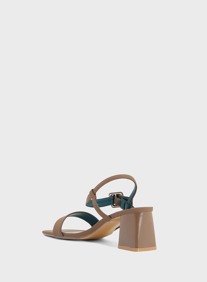 Ginger Double Strap Heeled Sandal  - Image 3