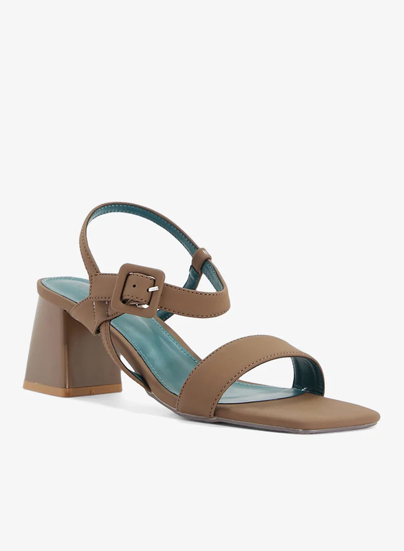 Ginger Double Strap Heeled Sandal