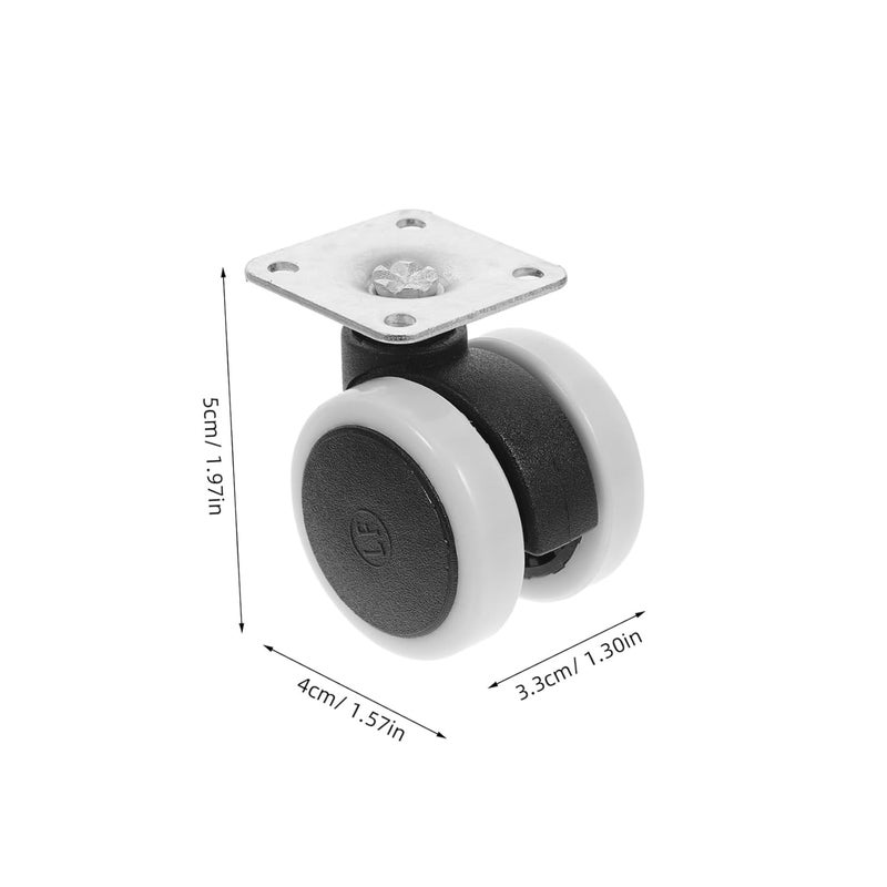 Heavy Duty Swivel Caster Furniture Wheels For Cribs Strollers Replacement 1 Pc - Image 3