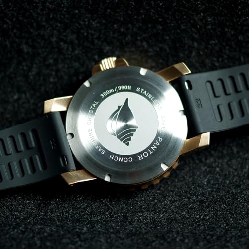Pantor Diver Watches for Men- 300m Automatic Watches with Rubber Strap_ Steel Dive Watch_Conch AG - Image 3