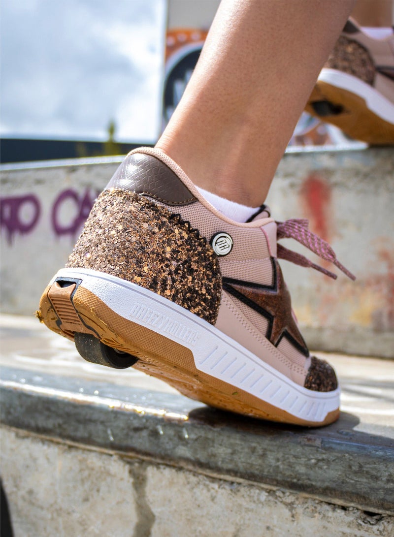 BREEZYROLLERS BREEZY ROLLERS shoes with wheels for children, Roller skates sneakers kids, From children's street shoes to roller skates in a few seconds, Patented click system, Trainers with wheels for girls & boys - Image 3