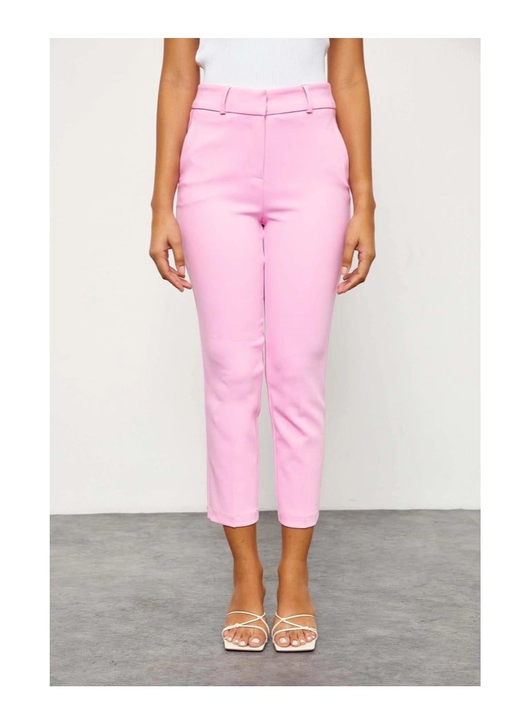 SETRE Pink High Waisted Trousers - Image 2