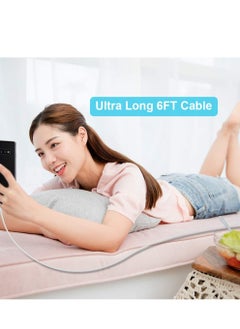 ELTRAZONE USB C Charge Cable, COOYA USB C to USB C Cable Pixel 4 7 Pro Charger Cable, 6FT Type C Cable Fast Charge USB C Cord for Google Pixel 6 6a 5 4a 3a 4XL for iPad Pro 2022 Samsung S22 Note 20 10 S20 Ultra  - Image 2