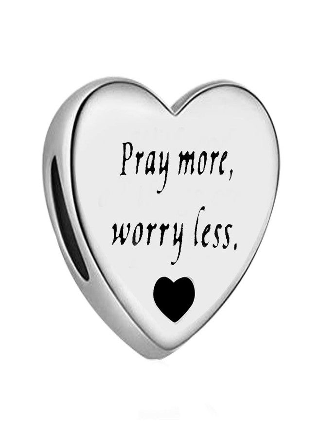 SBI Jewelry Cross Charm for Pandora Bracelets&Necklace Pendant Dangle Jesus God Christian Prayer Bible Verse Bead Charms for Women Birthday - Image 3