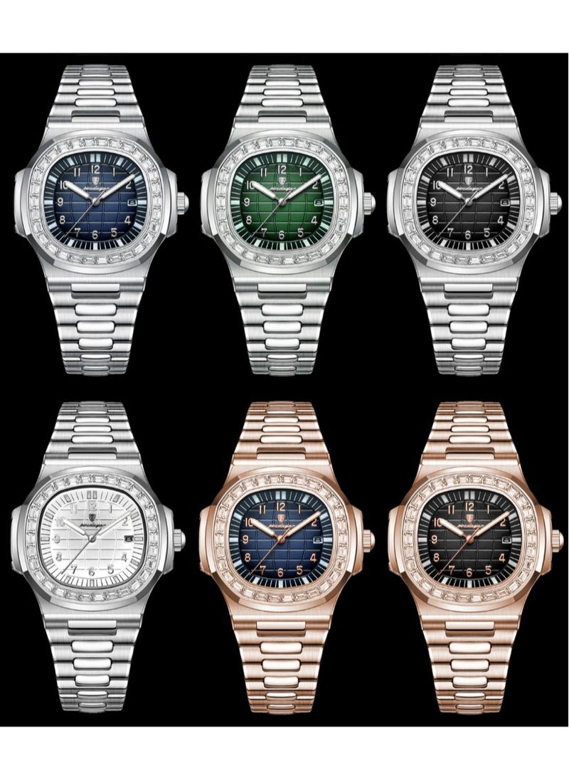 POEDAGAR Man Watch Waterproof Luminous Men's Watch Quartz- 38mm  - Image 5