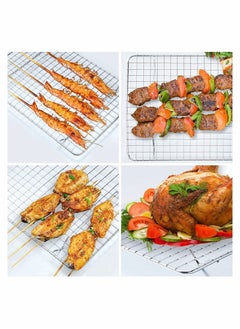Generic Cooling Rack For Baking Baking Rack with Stainless Steel Bold Grid Wire Multi Use Oven Rack Fit Quarter Sheet Pan Oven and Dishwasher Safe  - Image 3