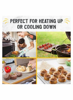 Generic Cooling Rack For Baking Baking Rack with Stainless Steel Bold Grid Wire Multi Use Oven Rack Fit Quarter Sheet Pan Oven and Dishwasher Safe  - Image 5