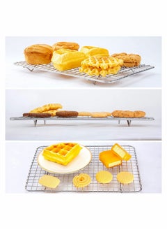 Generic Cooling Rack For Baking Baking Rack with Stainless Steel Bold Grid Wire Multi Use Oven Rack Fit Quarter Sheet Pan Oven and Dishwasher Safe  - Image 2