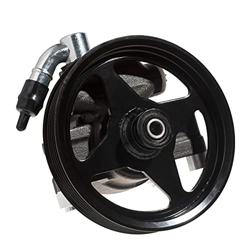 AUQDD 20-312P1 Power Steering Pump (For 4.6L/5.4L V8) Compatible With 03-06 Ford Expedition /04-08 F-150/06-08 Lincoln Mark LT 03-06 Navigator (Power Assist Pump Replace 20-312 96-312 6L3Z3A674B) - Image 3