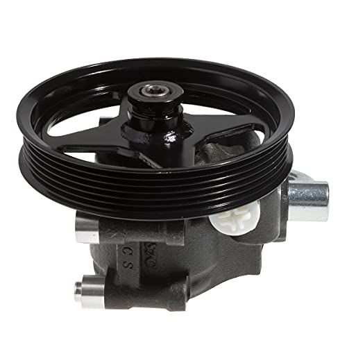 AUQDD 20-312P1 Power Steering Pump (For 4.6L/5.4L V8) Compatible With 03-06 Ford Expedition /04-08 F-150/06-08 Lincoln Mark LT 03-06 Navigator (Power Assist Pump Replace 20-312 96-312 6L3Z3A674B) - Image 2