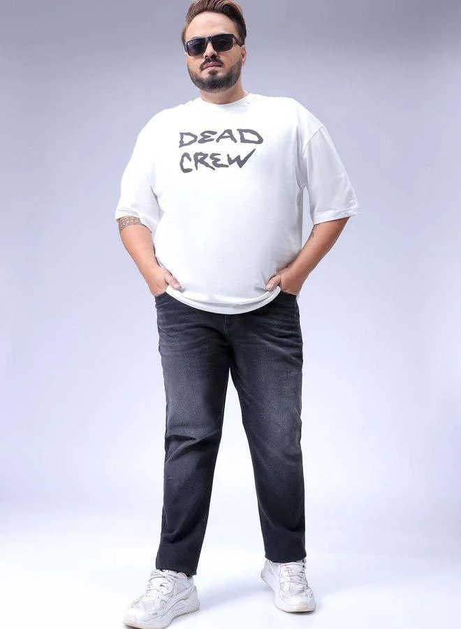 HARDSODA  Men Plus Size Slim Fit Solid Mid-Rise Stretchable Jeans for Men | Best Price UAE