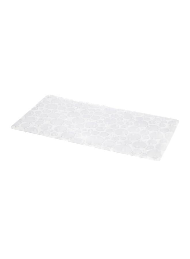 Whitmor Anti Slip Rectangular Pvc Shower Tub Mat Clear 15.7 X 29.1Cm 10104-13756-Cl - Image 1