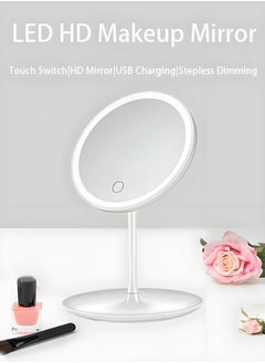 Generic LED Makeup Mirror, Mirror Stand - Adjustable Three-Light Desktop Mirror for Unisex Use  - Image 1