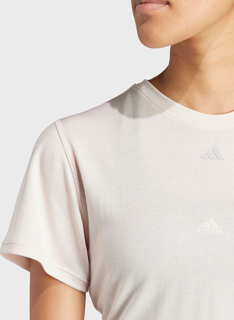 Adidas Yoga Wrap T-Shirt  - Image 4