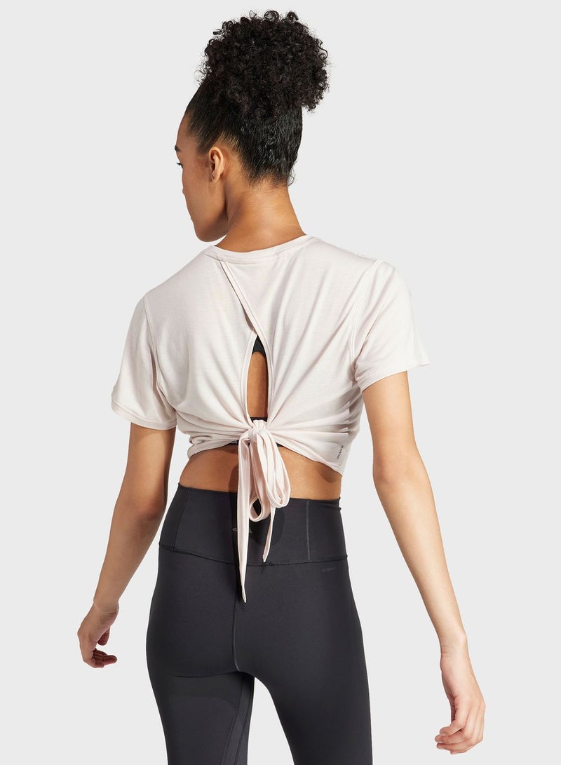 Adidas Yoga Wrap T-Shirt  - Image 2