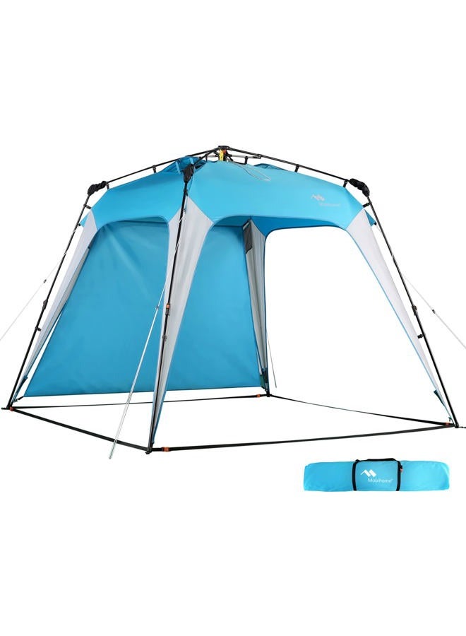 Mobihome 8.2'x8.2' Pop Up Canopy, 2023 Upgraded Outdoor Canopy, Portable Instant Camping Canopy, Easy Set-up Canopy with 1 Sidewall - Image 1