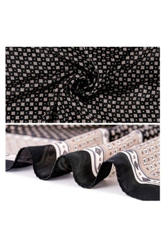 SYOSI 1 Pcs Stylish Silk Feel Bandana for Women Ladies Hair Scarf Chic Spring Neck Gifts Travel Vacation Sports Outfits Wear 70x70cm  - Image 3