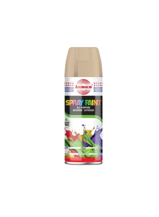 Asmaco Spray Paint - Beige - 400 Ml - Set of 01
