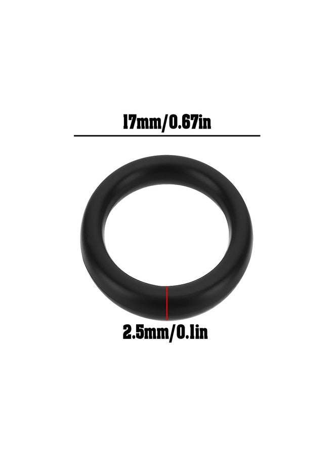 ECSiNG 20pcs CO2 Sealing O-Rings Compatible with Dennerle MW Regulator 17x2.5mm Rubber Gaskets Fits Model 3056 DE30497 - Image 4