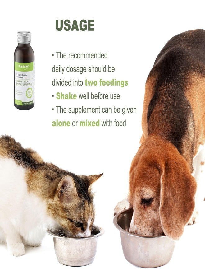 MARIMER Urinary Health Supplement for Cats and Dogs - Cranberry, Herbal Extracts & Vitamins - Supports Urinary Tract, Reduces Infections & Stones - All Life Stages, 3.38oz - Image 5