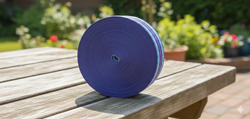 BASRAH NIWAR Nylon Niwar Patta Roll for Chair, Charpai, Khatia (Blue) - Image 4