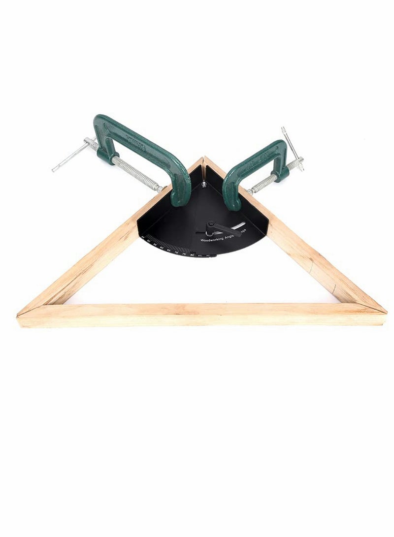 Corner Clamps, 90 Degree Right Variable Angle Woodworking Protractor Clip Tools with Adjustable Swing Corner for Woodworking, Cabinet, Drawer, Photo Frame - Image 4