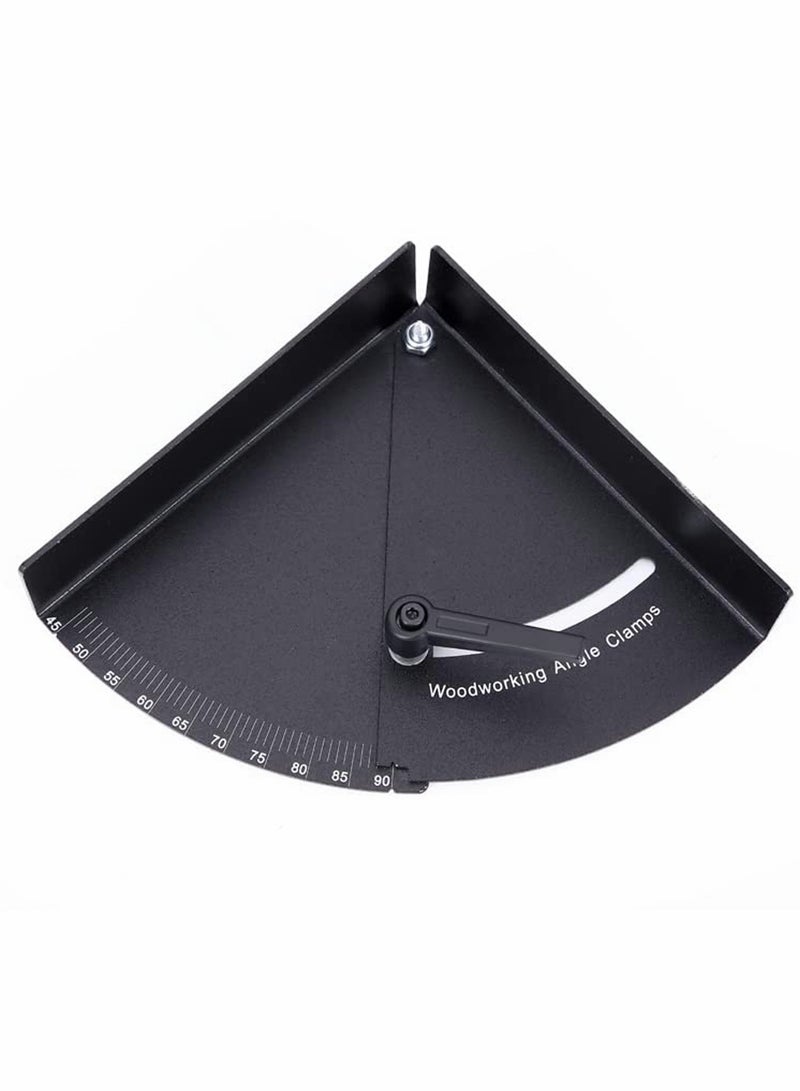 Corner Clamps, 90 Degree Right Variable Angle Woodworking Protractor Clip Tools with Adjustable Swing Corner for Woodworking, Cabinet, Drawer, Photo Frame - Image 2