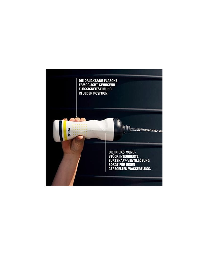 Sigg - Soft Bike Water Bottle - Pulsar White - Squeezable - Dishwasher Safe - Lightweight - Leakproof - Bpa Free - 0.65 L - Image 3