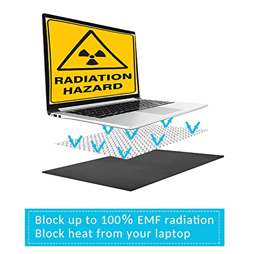 Alfredx Laptop EMF Radiation Protection pad, Anti-Radiation Laptop, EMF Blocker & Heat Blocker - Anti Radiation Lapdesk 5g Protector Lapdesk 12''*16'' - Image 2