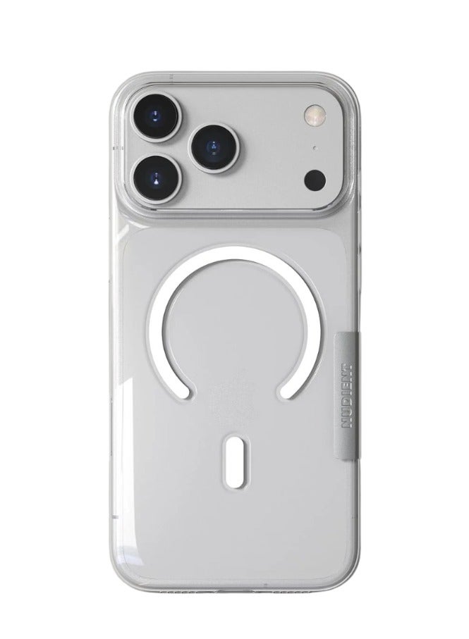 Nudient Thin Case w/ MagSafe for Apple iPhone 17 Pro Max 6.9" | Ultra Slim 1mm LightWeight Cover Precision Fit, Anti-Scratch, Eco-Friendly, Patte Finish Grip, Wireless Charging - Transparent - Image 1