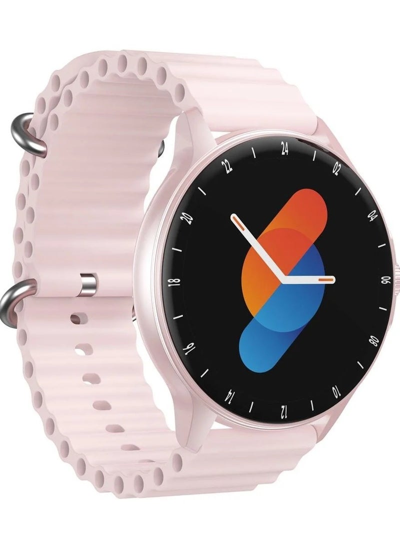 havit Advanced Smart Watch for Men & Smart Watch for Women – Bluetooth Calling, Smart Notifications, 120+ Sport Modes, Blood Oxygen, Heart Rate, Sleep & Stress Monitoring, IP68 Waterproof Fitness Tracker with Long Battery Life, Custom DIY Watch Faces – Stylish Business & Fitness Smartwatch (Pink)  - Image 3
