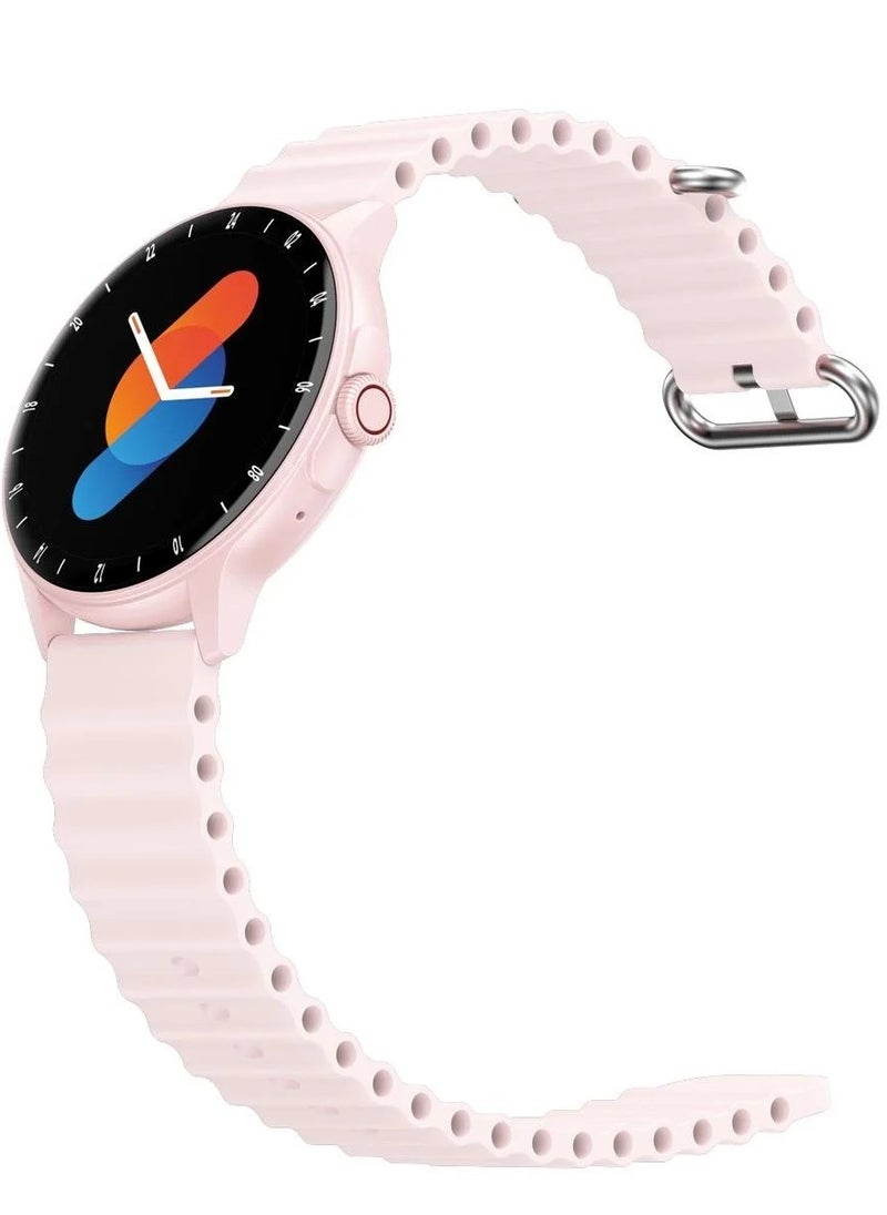 havit Advanced Smart Watch for Men & Smart Watch for Women – Bluetooth Calling, Smart Notifications, 120+ Sport Modes, Blood Oxygen, Heart Rate, Sleep & Stress Monitoring, IP68 Waterproof Fitness Tracker with Long Battery Life, Custom DIY Watch Faces – Stylish Business & Fitness Smartwatch (Pink)  - Image 4