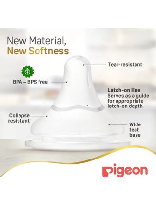 Pack Of 2 Softouch Wide Neck Nipples (Lll), Round Hole, Bpa And Bps Free - view 3