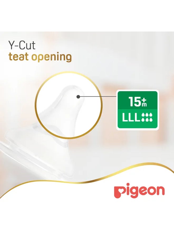 pigeon Pack Of 2 Softouch Wide Neck Nipples (Lll), Round Hole, Bpa And Bps Free - Image 5