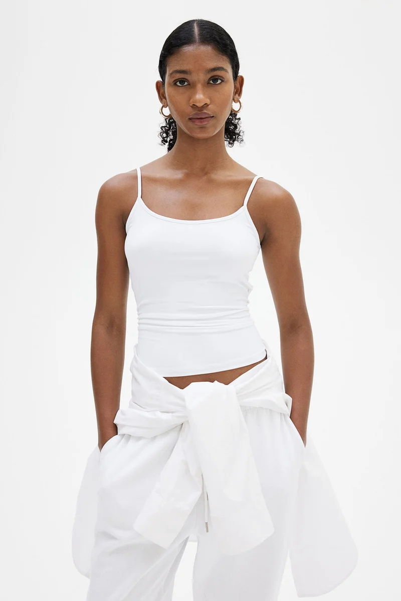 H&M Microfibre strappy top