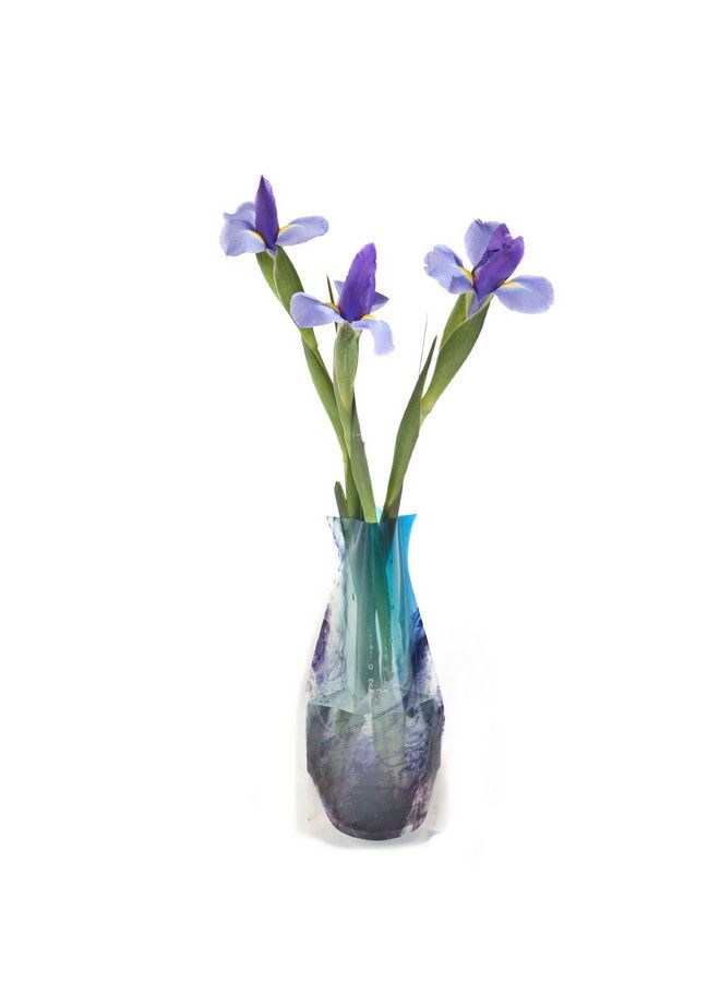 MODGY Expandable Flower Vase Plastic Decorative Modern Vases For Flowers Centerpieces Dining Table Decor Living Room Bathroom Wedding Office Love Noir - Image 5