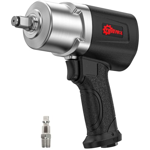 Trivd Frol Air Impact Wrench 1/2" - 1/2 Inch Impact Gun 1/2 Drive, 1500Ft-lbs, 8000RPM High Torque Impact Wrench, Weight 4.74 lb, 1/2 Air Impact Gun for Auto Repair, Tire Shop - Image 1