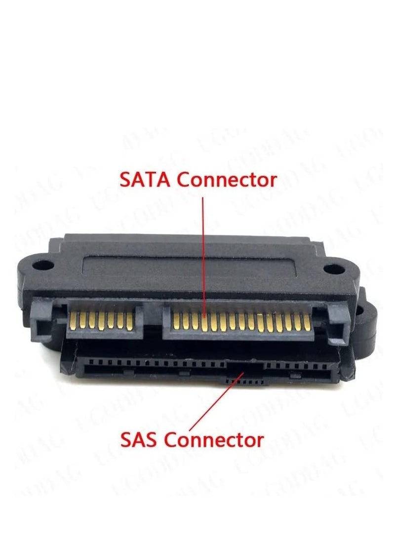 DKURVE - SATA to SFF-8482 SAS 180 Degree Angle Adapter Converter . - Image 1
