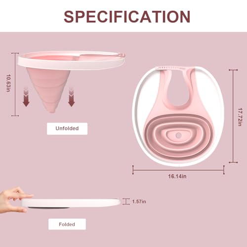 EazziSwitch Portable Hair Washing Station Basin: Foldable Shampoo Bowl & Mobile Sink with Adjustable Neck Support, Drain Hose & Earplugs for Elderly, Disabled, Pregnant Women & Bedridden Patient Care - Image 5